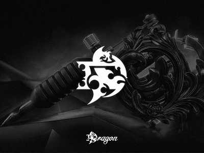 Dragon Tattoo adipe animal branding design dragon logo logodesign tattoo vector