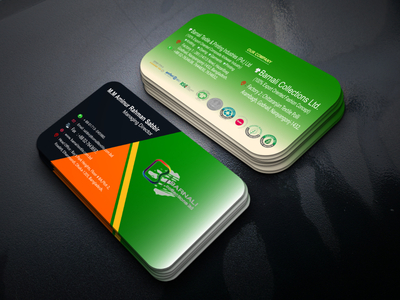 Creative visiting card design template by Obaydur rahman on Dribbble