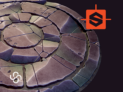 Stylized Ground with Circular Pattern ground stylized substance designer tutorial