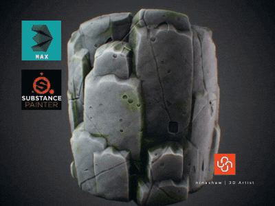 Stylized Cliff Rocks cliff rock shader stylized substance substance designer texture textures