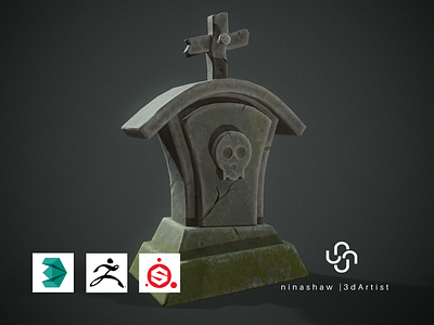 Stylized Gravestone