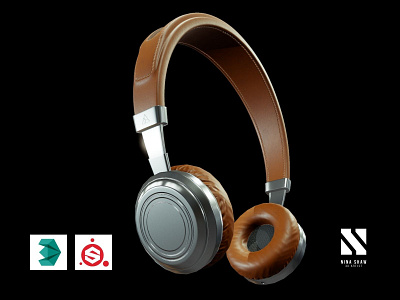 Headphones 3d 3dmodel animation audio ear headphones music