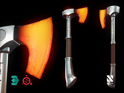 Axe 3d axe medieval model tool weapon