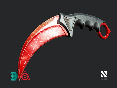 Karambit 3d combat karambit knife military model