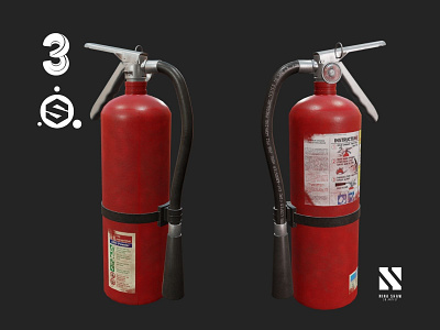 Fire Extinguisher 3d 3dmodel alarm fire extinguisher security