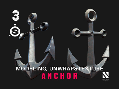 Anchor 3d anchor ship