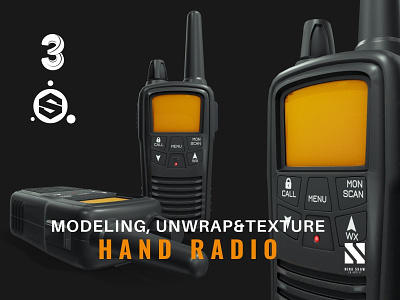 Hand Radio 3d radio
