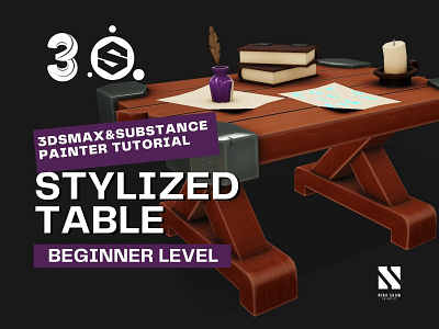 Stylized Table 3d stylized table