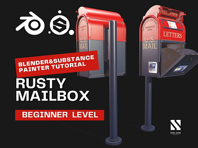 Mailbox 3d mailbox office post stamp street