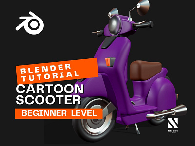 Cartoon Scooter 3d moto motorcycle scooter vespa