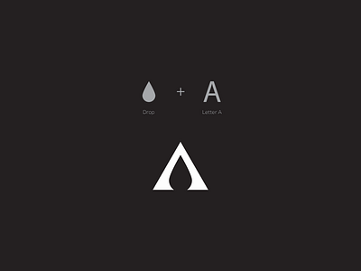 Letter A + Drop