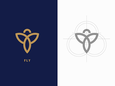 Fly Abstract logo