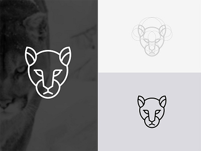 Puma Logo Icon black branding business clean company customizable design editable icon illustration illustrator layered logo logo design logogrid modern professional typography vector white