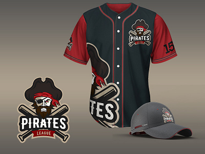 Pirates League Mascot Logo branding company design icon illustration illustrator logo logo design logotype logotypedesign mascot mascot character mascot design mascot logo mascot logo design pirates pirates of the caribbean sports team vector