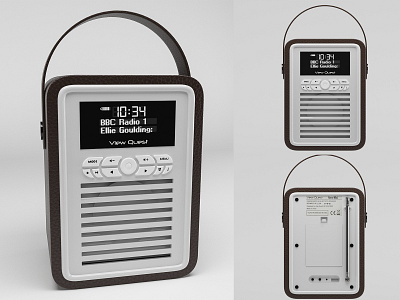 Retro radio 3d 3dmodel 3dsmax audio device electronics equipment music old radio retro technology