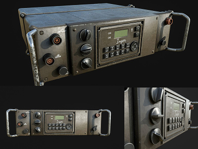 dribble 3dmodel 3dmodeling 3dsmax challenge electronics store fbx games lowpoly military music obj old radio radio button receiver retro speaker substance painter texture wwii