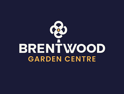 Brentwood Garden Centre Logo branding design icon logo logobranding logos minimal typography