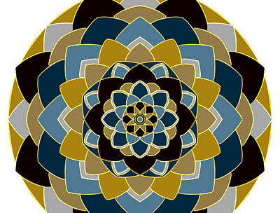 MANDALA ART geometric designs graphic design