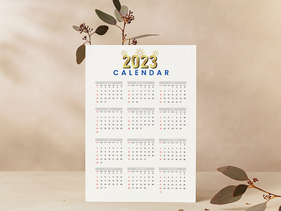 CALENDAR 2023 calendar 2023 graphic design