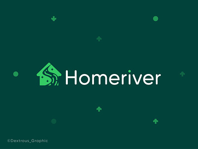 HomeRiver app branding h h logo home home logo home river house house logo licon logo mark modern negative space r r logo river river logo symbol