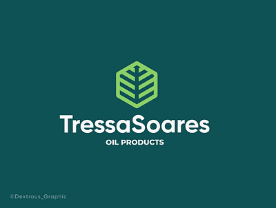 TressaSoares brand identity branding identity leaf logo logo mark minimal modern oil palm personal branding products s symbol t t logo tree