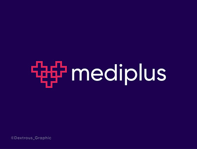 mediplus app branding care dental doctor hospital letter m logo logo concept logo ideas m medical medical sign medicare mediplus modern online plus symbol treatment