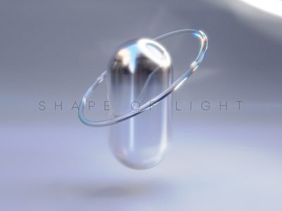 Shape of Light branding design icon illustration image