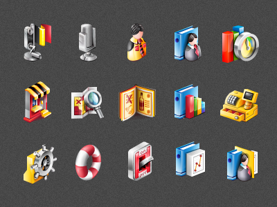 Icons for application