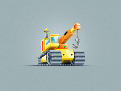 Tractor Icon game icons illustration