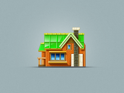 House Icon game icons illustration