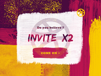 Two Dribbble Invites