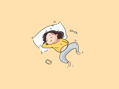 sleepy illustration