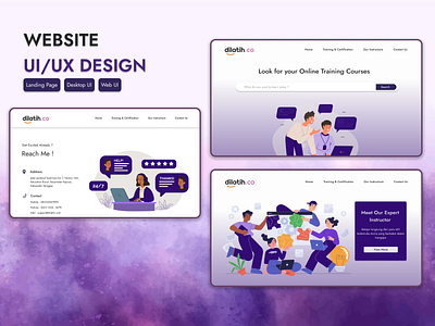 Program Training : Web Design other menu design desktop app graphic design illustration ui ux web design