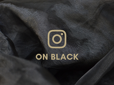 26 instagram post templates themed "ON BLACK"