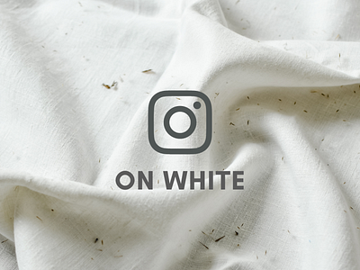 22 instagram post templates themed "ON WHITE"