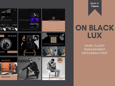 26 instagram post templates themed "ON WHITE"