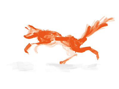 Fox on the Run expressive fox learning quick red wacom