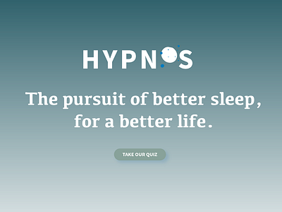HYPNOS branding design logo ux web