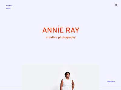 Branding & Web Design for a local photographer, Annie Ray branding design icon illustration minimal typography ui ux website