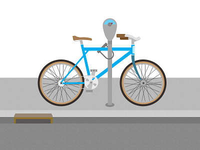 I've Got A Bike You Could Ride It If You'd Like bike illustration photoshop vector