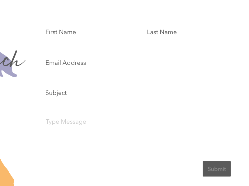 Email Form after effects email form photoshop portfolio site sketch ui