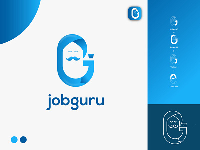 JobGuru logo design.