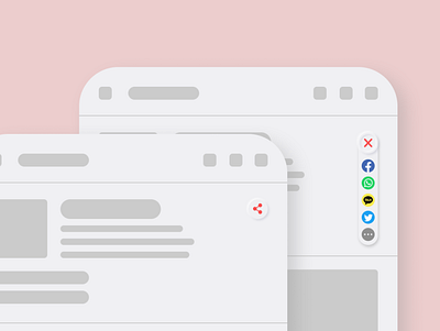 Daily UI #010 | Share Button dailyui design figma graphic design illustration ui uiux user interface ux