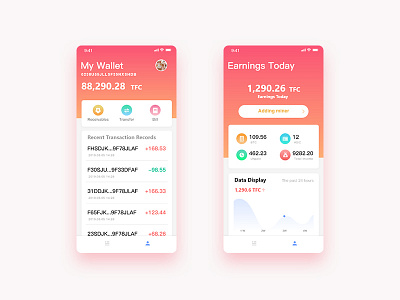 Mobile app - Virtual currency