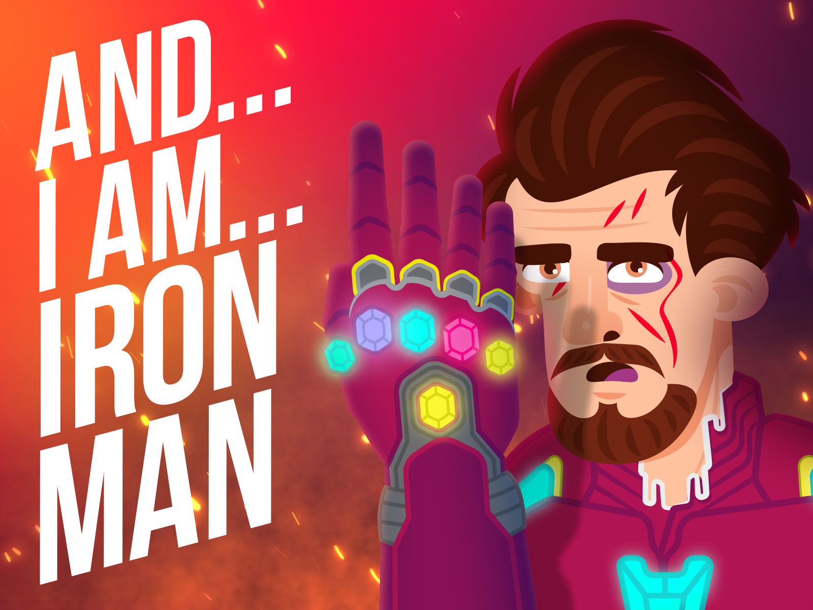 And I Am Ironman By Hey Alfo On Dribbble