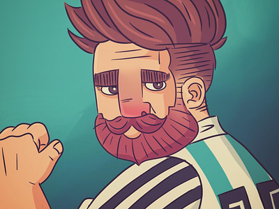 Messi adobe illustrator argentina character design illustration messi sketchbook soccer