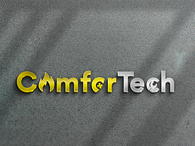 comforTech logo app branding design graphic design illustration logo typography ui ux vector