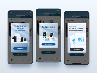 Promotional Pop-Up of eufySecurity APP branding
