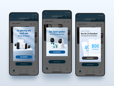 Promotional Pop-Up of eufySecurity APP