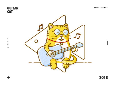 MEOW~ cat illustration invitation pet